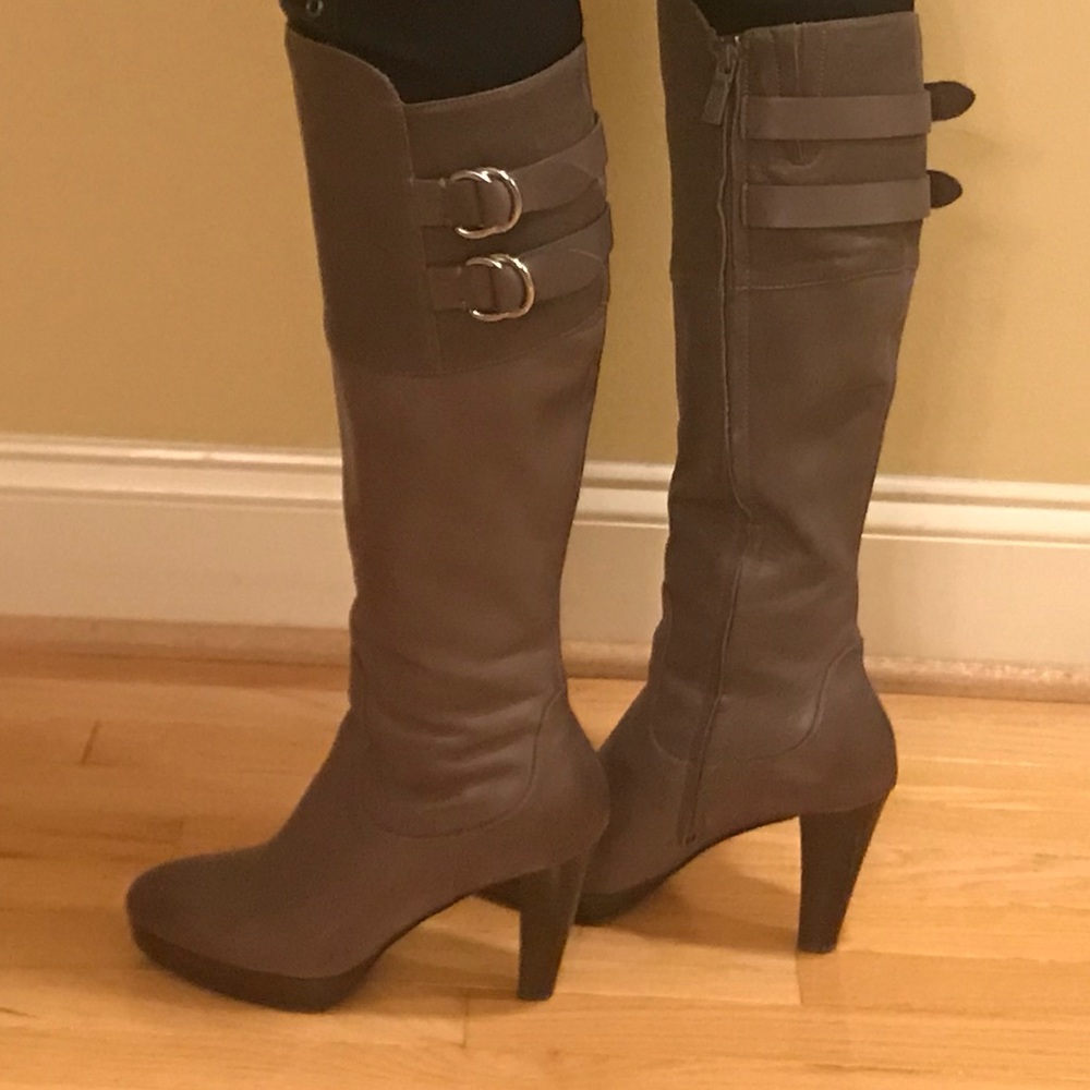 Gray Cole Haan boots- never worn!